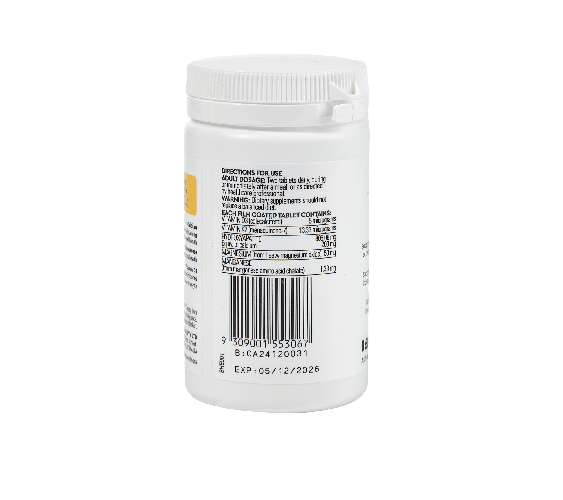 Arravite Bone Health 60 Tablets - ARRAVITE