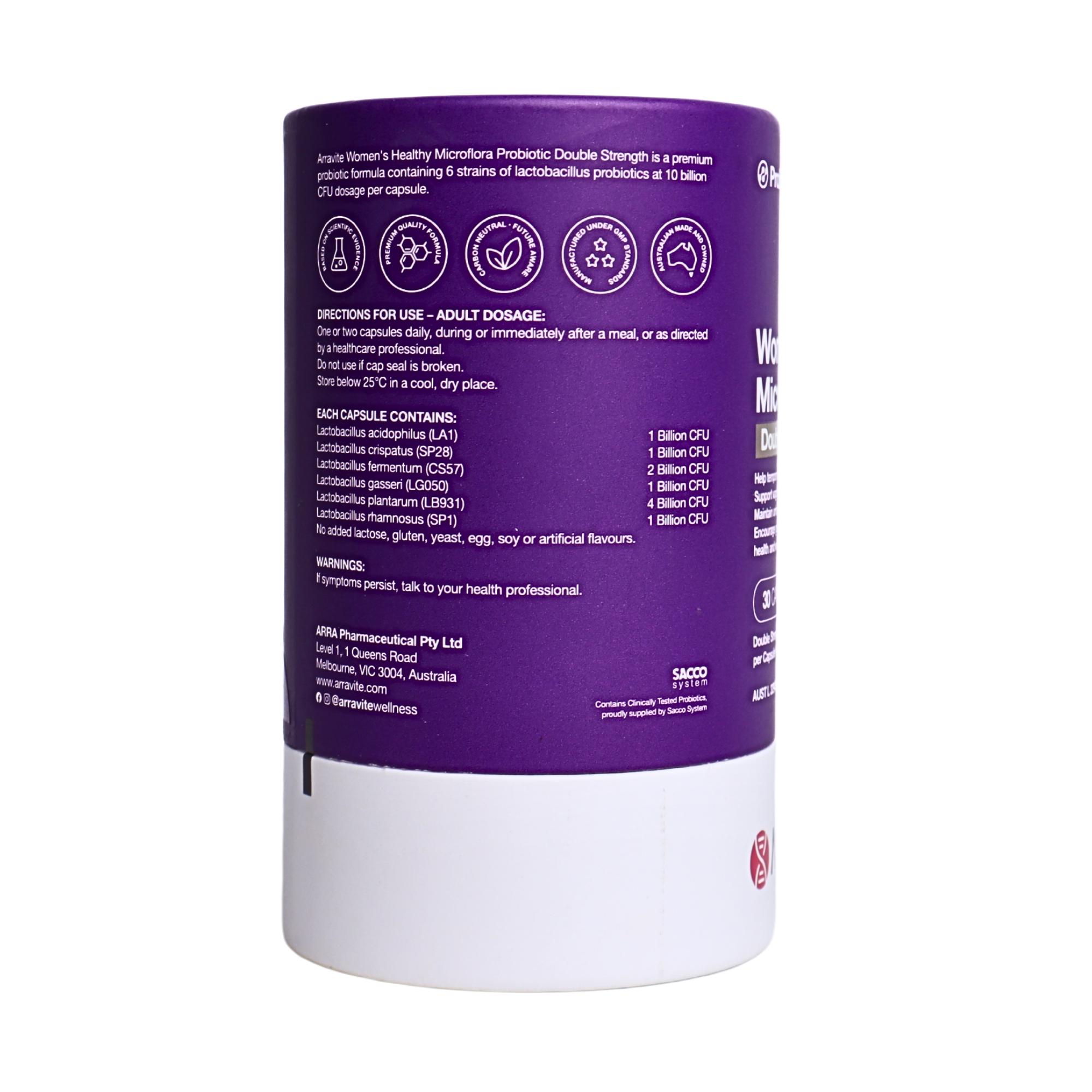 Women's Healthy Microflora Probiotics Double Strength