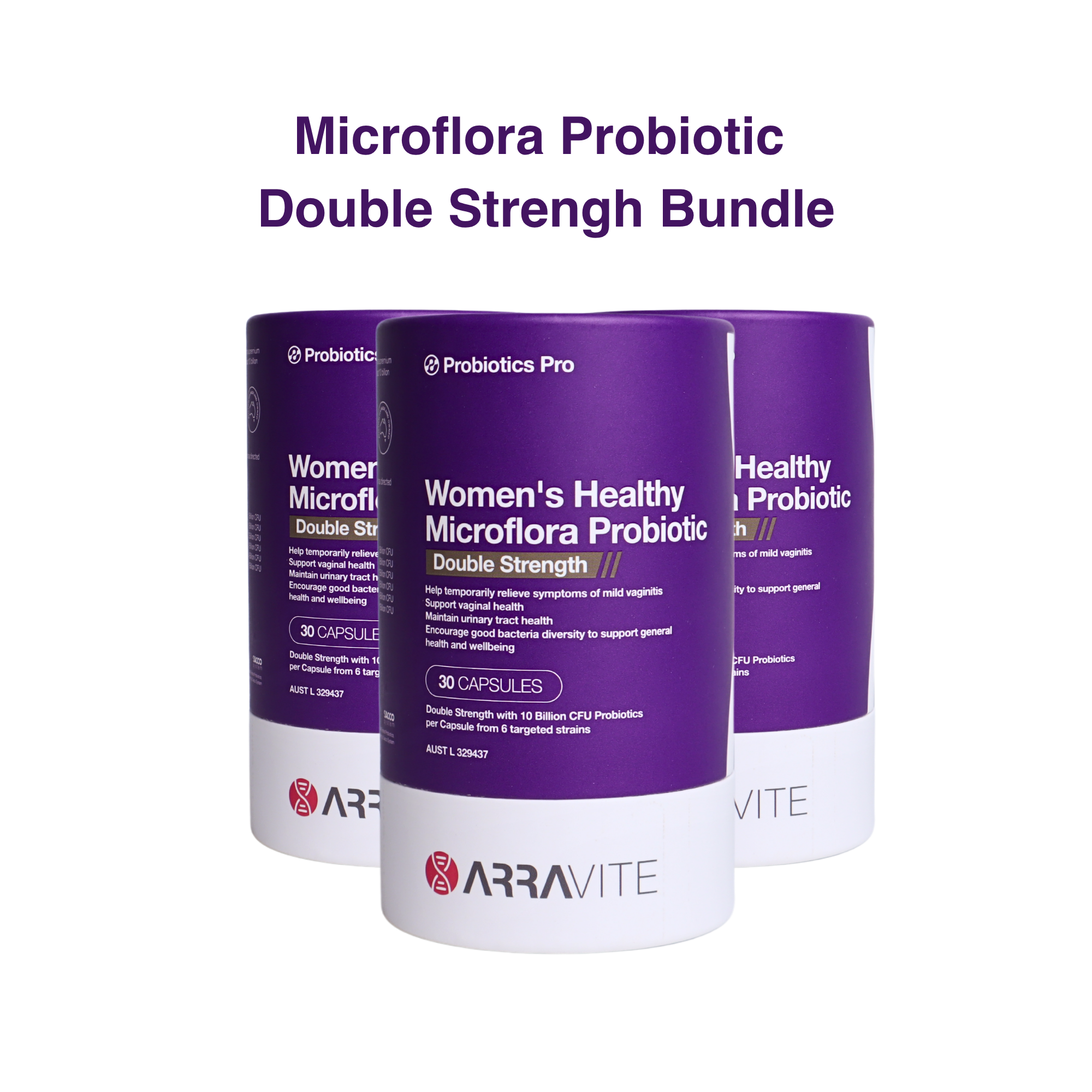 Women's Healthy Microflora Probiotics Double Strength