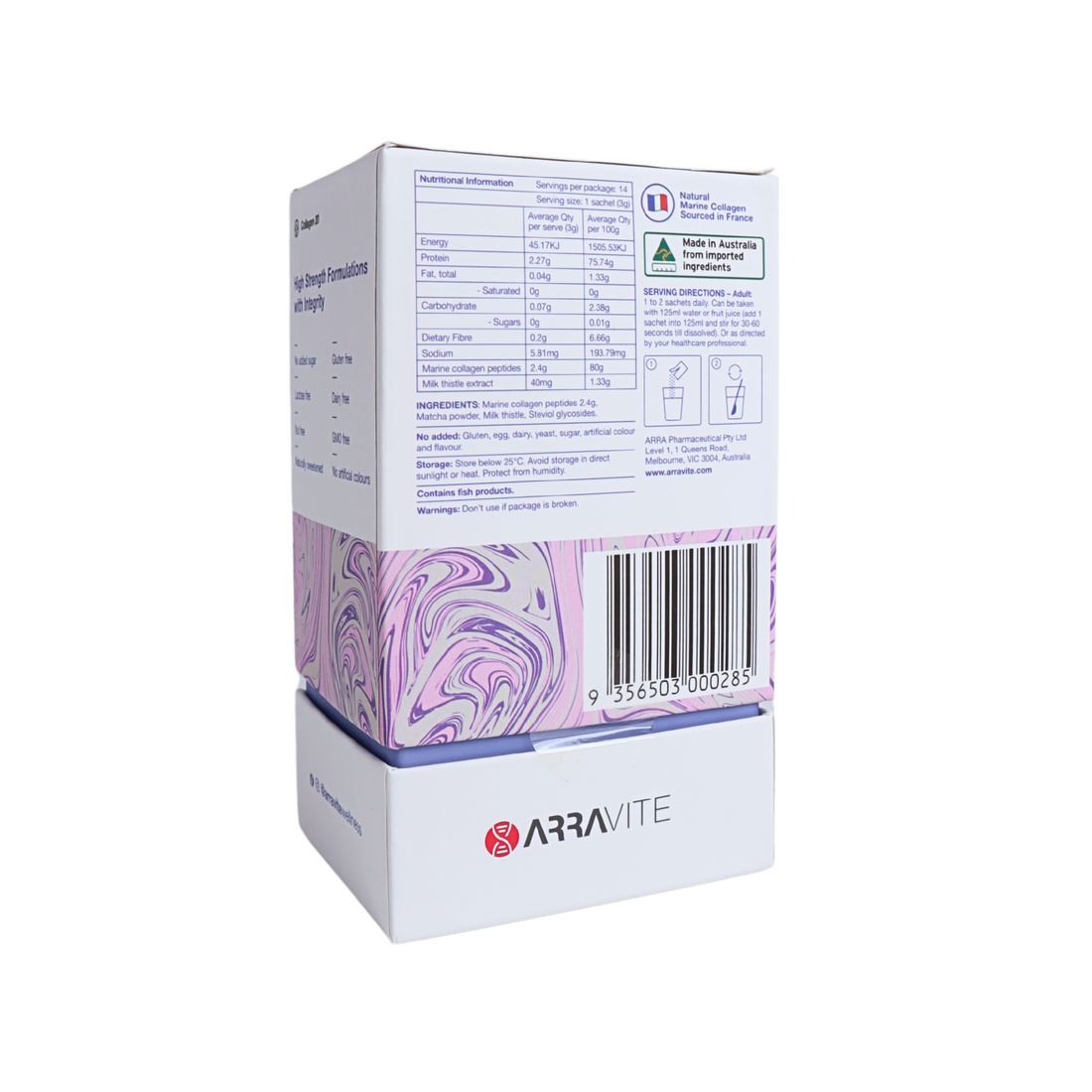 Collagen Beauty Essential + Milk Thistle Detox Support (Matcha Flavour)