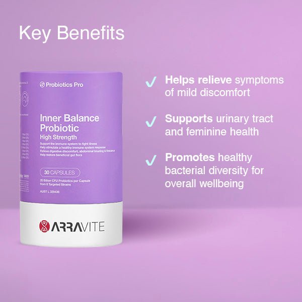 Inner Balance Probiotics High Strength - ARRAVITE